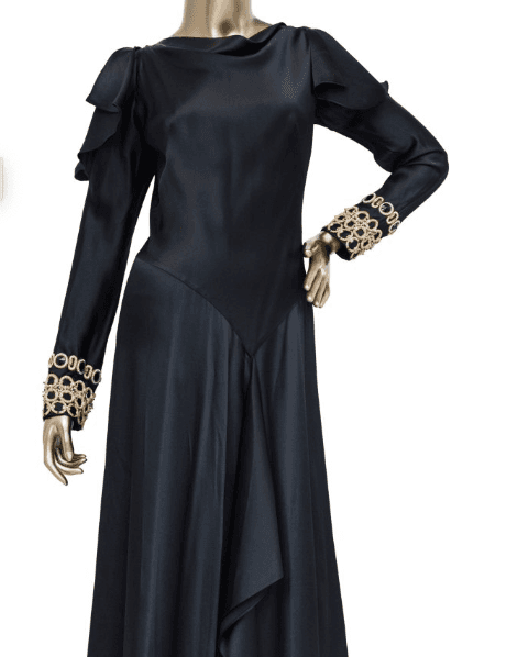 Temperley London Embellished Silk Evening Dress