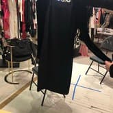 Tom Ford Black Velvet Long Sleeve Midi Dress — image 1