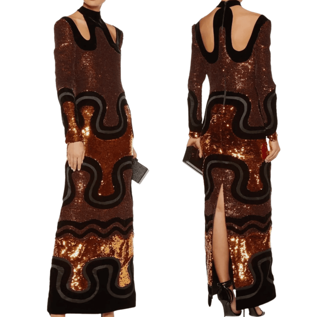 Tom Ford Fall 2015 Sequined Cutout Gown