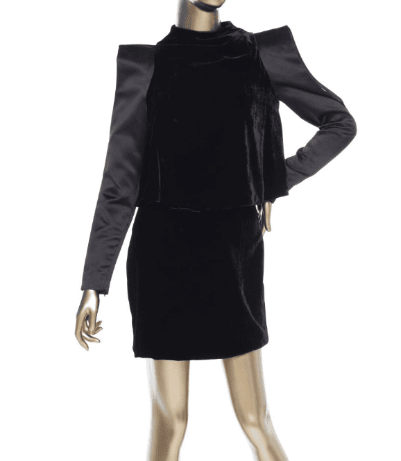 Tom Ford Velvet Paneled Sheath Dress