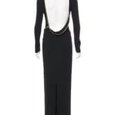 Tom Ford Black Zipper-trimmed Evening Gown — image 3