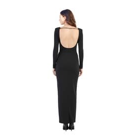 Tom Ford Black Zipper-trimmed Evening Gown — image 6
