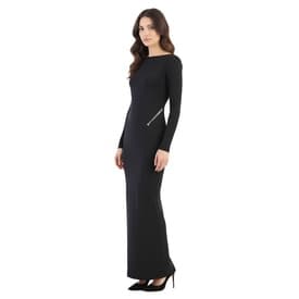 Tom Ford Black Zipper-trimmed Evening Gown — image 8