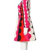 Valentino Geometric Multi-color Crepe Dress — image 2