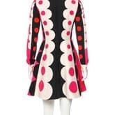 Valentino Geometric Multi-color Crepe Dress — image 3