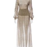 Valentino Metallic Embellished Sheer Evening Dress — image 1