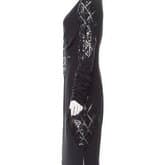 Valentino Black Silk Embellished Dress — image 2