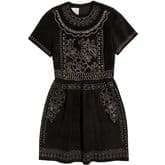 Valentino Studded Suede Black Dress — image 1