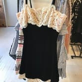 Valentino Velvet Lace Mini Dress — image 1