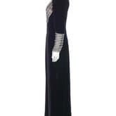 Vintage Valentino Embellished Velvet Maxi Dress — image 2