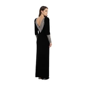 Vintage Valentino Embellished Velvet Maxi Dress — image 6