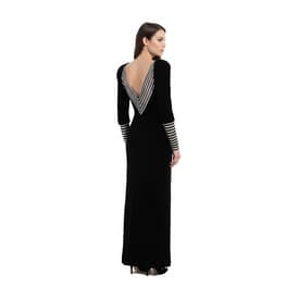 Vintage Valentino Embellished Velvet Maxi Dress — image 7