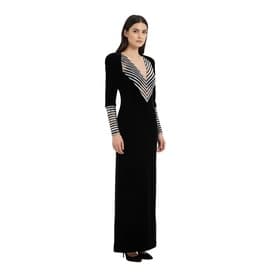 Vintage Valentino Embellished Velvet Maxi Dress — image 8
