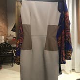Victoria Beckham Beige Bodycon Dress — image 1