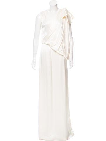 Viktor & Rolf Ivory Silk Evening Dress