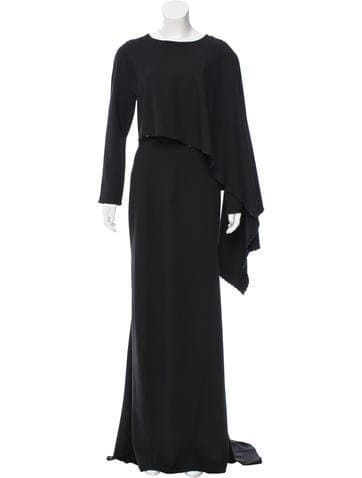 Zac Posen Capped Embellished Dress