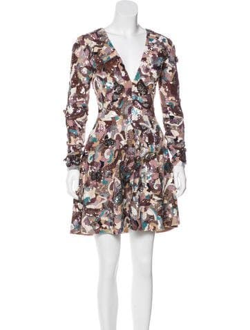 Zuhair Murad Sequin Mini Dress