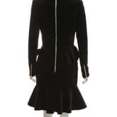 Balmain Structured Velvet Dress — image 3