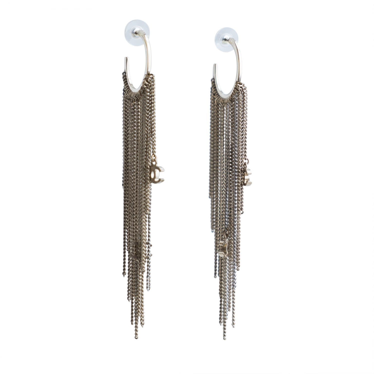 Chanel Metal Gold Earrings