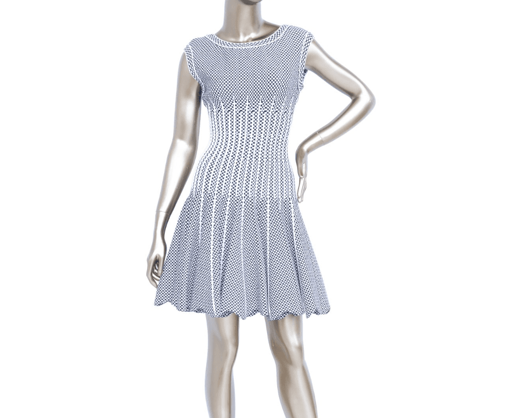 Alaïa Jacquard Fit And Flare Dress
