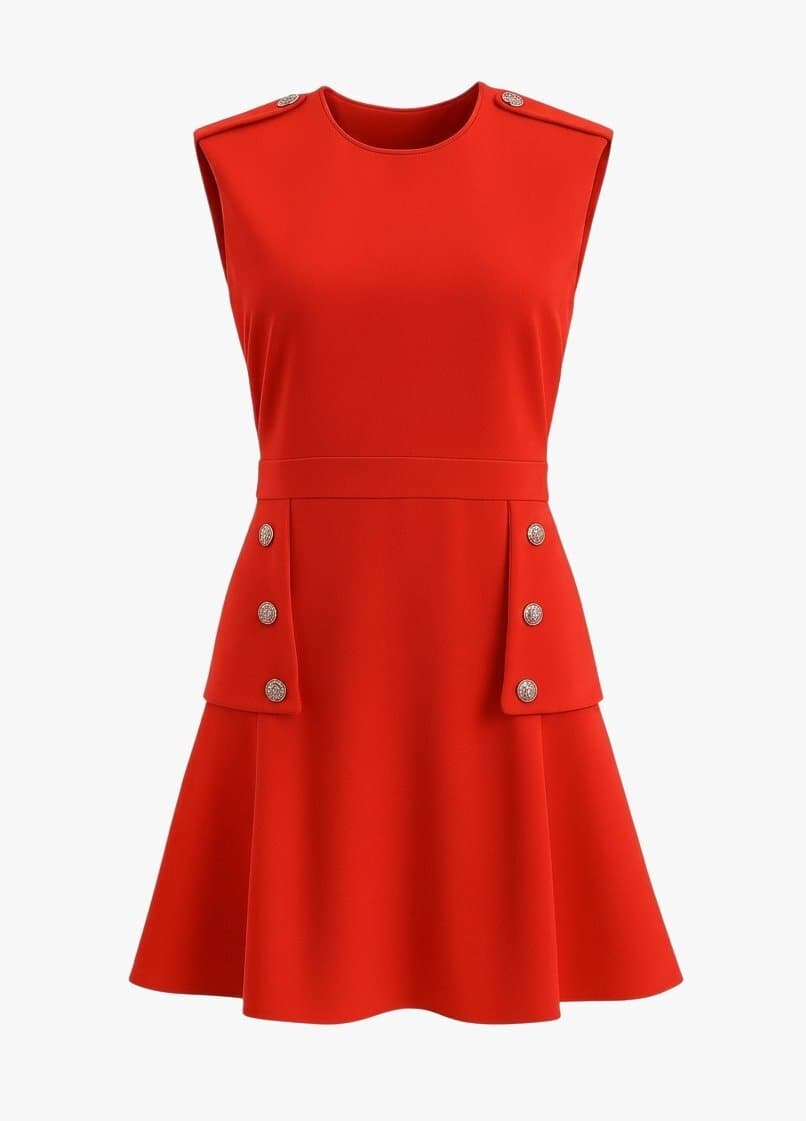 Alexander Mcqueen Pleated Wool Mini Dress