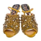 Rochas Embellished Slide Sandals 5.5 — image 1