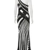 Elie Saab Architectural Sequin One-shoulder Dress — image 3