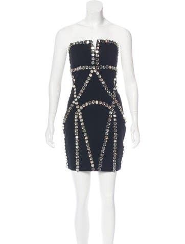 Naeem Khan Embellished Cocktail Dress