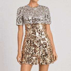 Dolce & Gabbana Two-tone Sequin Dress — image 3