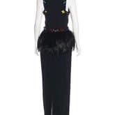 Alexander Mcqueen Feather-trimmed Evening Dress — image 2