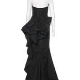 Oscar De La Renta Silk Evening Dress With Bow — image 3