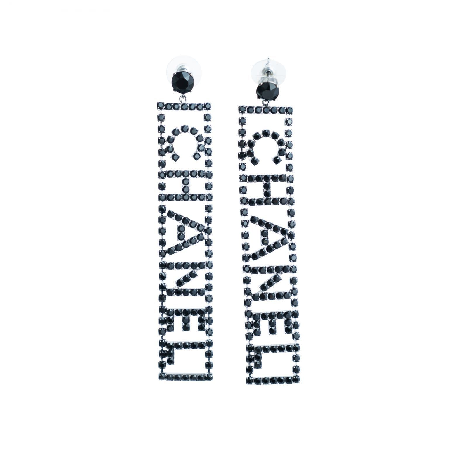 Chanel Ruthe Black Earrings