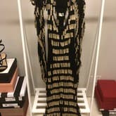 Temperley Black And Gold Sleeveless Knit Dress — image 1