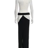 Alexander Mcqueen Sleeveless Contrast Evening Gown — image 3
