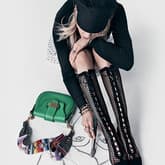 Christian Dior Black Cap With Veil — image 1