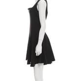 Alexander Mcqueen Black Sleeveless Flounce Dress — image 2