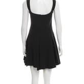 Alexander Mcqueen Black Sleeveless Flounce Dress — image 3