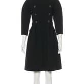 Chanel Black Wool A Line Dress — image 1