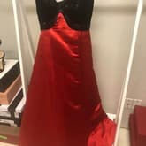 Bellville Sassoon Lorcan Mullany Vintage Red And Black Gown — image 1