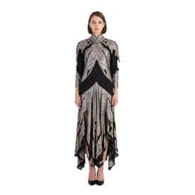 Vintage 1980's Saks Fifth Ave Black Gold Dress — image 4