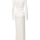 Alexander Wang Gathered Evening Dress With Mesh Detail — image 3