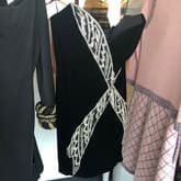 Bob Mackie Evening Black Velvet Embellished Strapless Dress — image 1