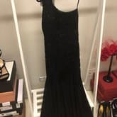 Vintage Black Tie Dress — image 1
