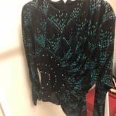 Vintage Maick Howard Green Sequined Dress — image 1