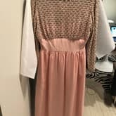 Vintage 1970's Pink Beaded Long Dress — image 1