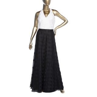 Vintage Chetta B Black And White Dress
