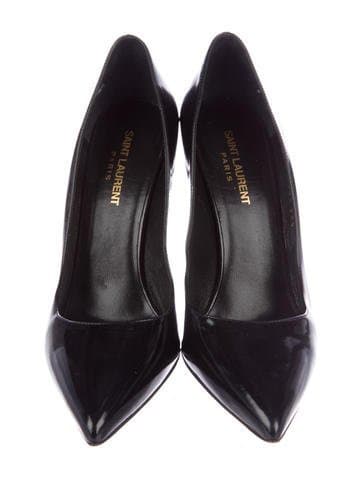 Saint Laurent Patent Leather Pointed-toe Pumps