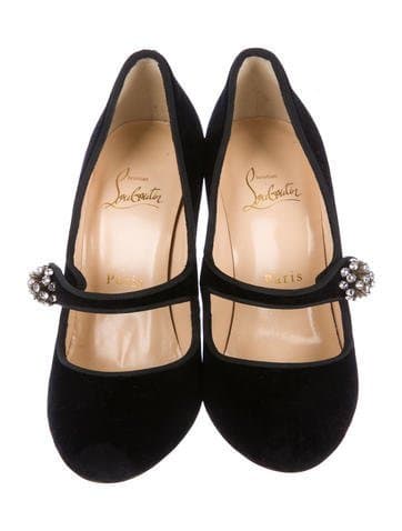 Christian Louboutin Rex Velvet Pumps 6