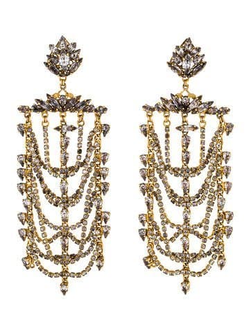 Erickson Beamon Crystal Chandelier Earrings