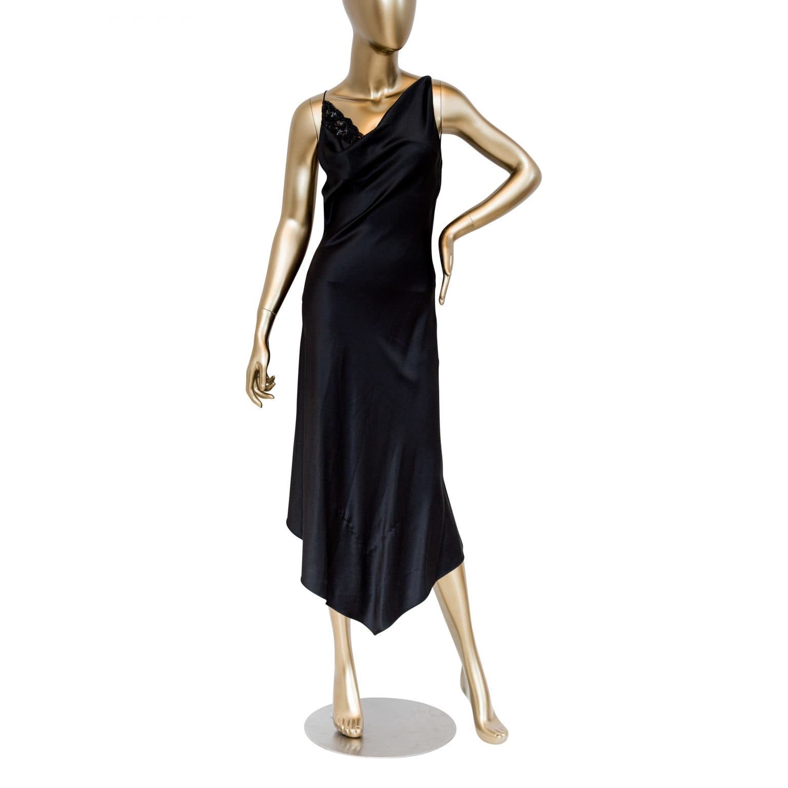 Altuzarra Black Silk Embellished Dress